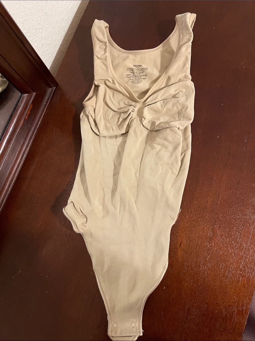 SKIMS Beige Sculpting Bodysuit